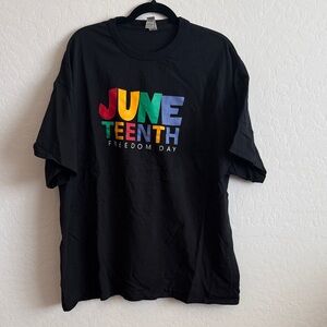 Unisex 2XL Juneteenth Cotton T-Shirt